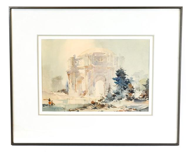 Werner Jurgens Watercolor Palace of Fine Arts (1 of 10)