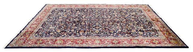 Persian Hand Knotted Kashan Area Rug (1 of 9)