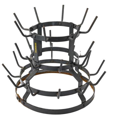 Antique Iron Bottle Drying Rack (1 of 9)
