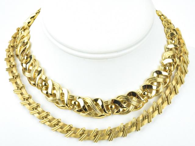 2 Vintage Trifari Articulated Necklaces (1 of 8)