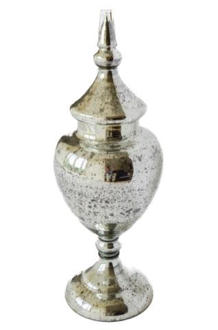 Mercury Glass Table Top Decorative Urn (1 of 6)
