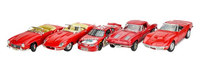 Vintage Replica Collectible Die Cast  Racing Cars (1 of 8)