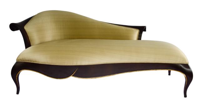 Contemporary Christopher Guy Carved Chaise Lounge (1 of 5)