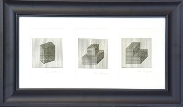 3 Sol LeWitt Silkscreens from the Suite Ficciones (1 of 6)