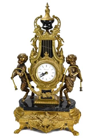 Antique Imperial Franz Hermle Bronze Mantel Clock (1 of 16)