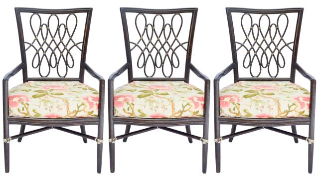 3 Barbara Barry for McGuire Rattan Dining Chairs (1 of 16)