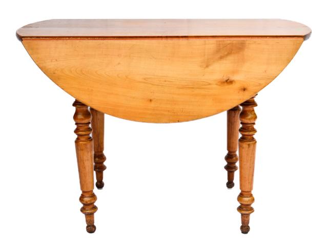 French 19th Century Drop-leaf Extending Table (1 of 12)