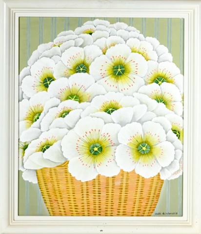 Katie Reinhardt Signed Still Life Oil Painting (1 of 8)