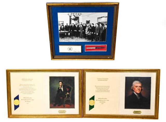 Collection President Richard Nixon Framed Ephemera (1 of 8)
