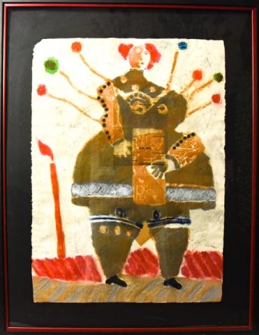 Theo Tobiasse Abstract Female Carborundum Gravure (1 of 10)