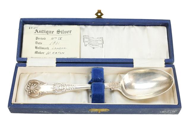 Sterling Silver William IVW. Eaton Spoon (1 of 9)