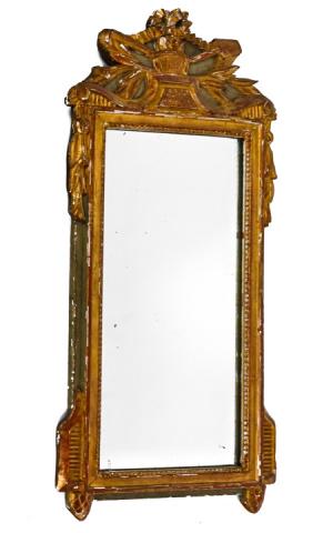 Antique French Carved Gold Leaf Mirror Armorial (1 of 9)