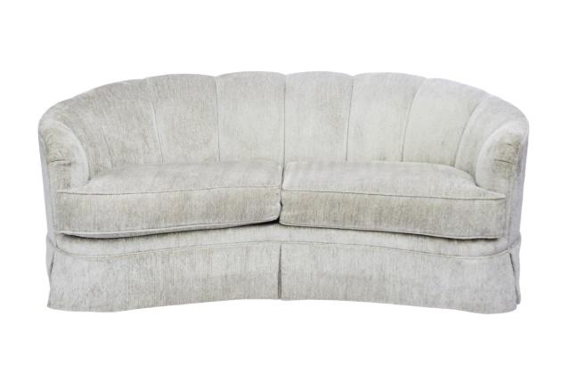 A.L Myers Postmodern Curved Channel Back Sofa (1 of 13)