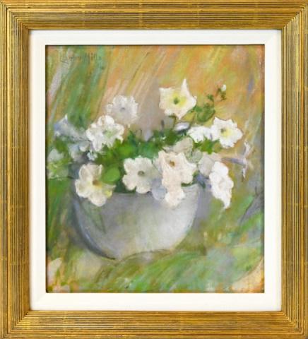 Laura Coombs Hill Pastel Drawing Petunias (1 of 9)
