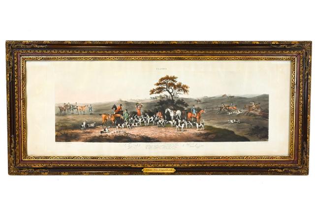 Antique Dean Wolstenholme Engraving Fox Hunting (1 of 13)