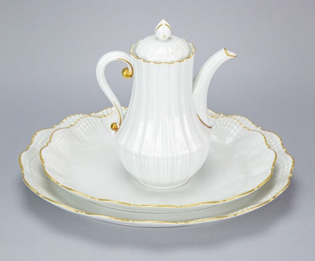 Giraud Limoge Tiffany 2 Serving Dishes, Tea Pot (1 of 9)