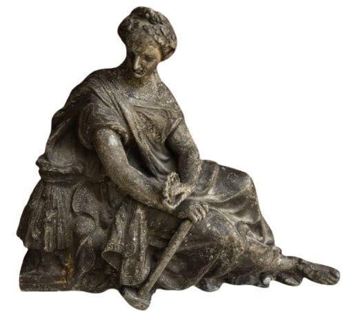 Antique 19th C Greco Roman Style Spelter Statue (1 of 6)