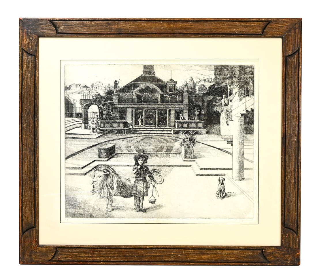 R. Neffson Engraving Signed Circle Game (1 of 11)