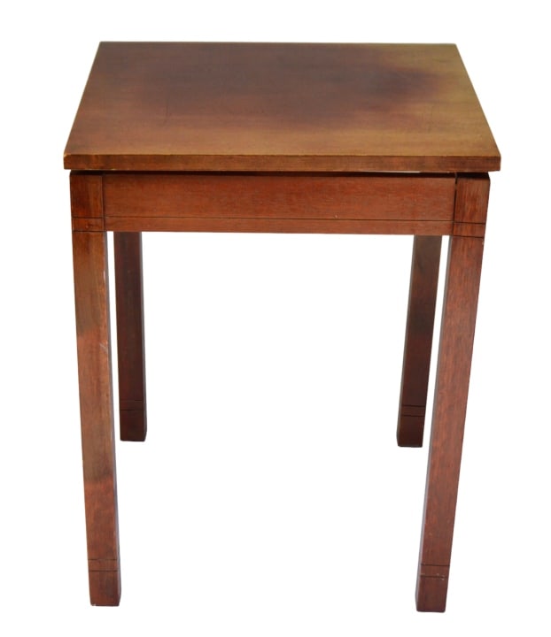 Mid-Century Danish Rotating Top Side Table (1 of 10)