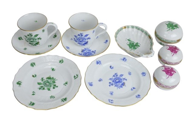 Collection Herend Chinese Bouquet Porcelain Items (1 of 13)
