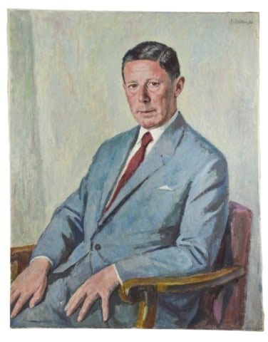 Mid C Signed Oil Painting Portrait of Gentleman (1 of 9)