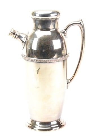 Poole Georgian Style Silver Plate Martini Shaker (1 of 7)
