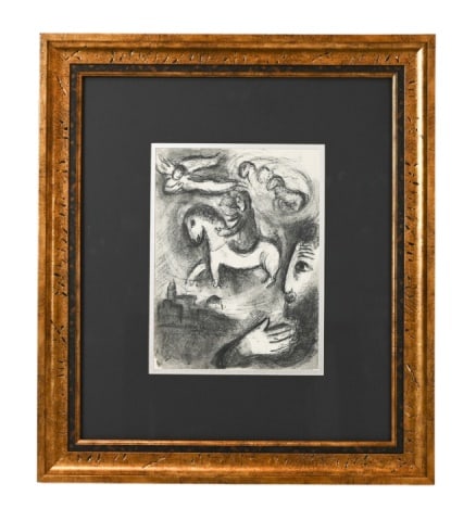 Marc Chagall Signed Lithograph Biblical Scene COA (1 of 13)