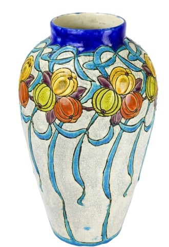 Art Deco Charles Catteau Signed Boch Louviere Vase (1 of 15)