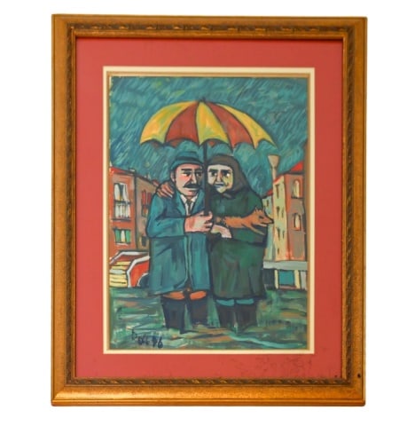 Roberto Colussi Roco Signed Framed Oil Painting (1 of 8)