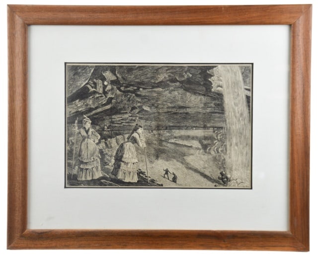 Winslow Homer Engraving Under the Falls 1872 (1 of 8)