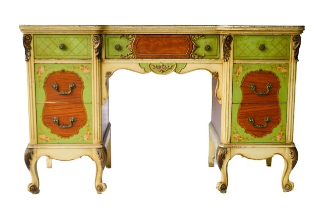 Antique French Provincial Style Writing Desk (1 of 9)