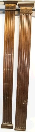 Pair Antique Greco Roman Style Ionic Columns (1 of 5)