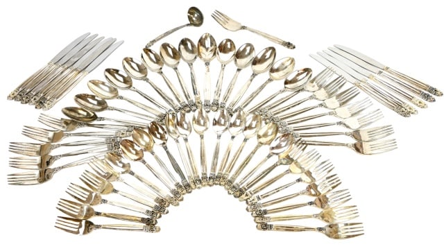 Godinger Silver Plate Flatware Set for 12 (1 of 13)