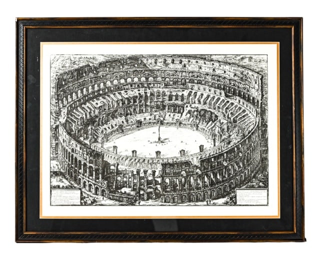 Framed Piranesi Print Vio Dettu Il Colosseo (1 of 9)