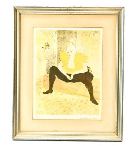 Toulouse-Lautrec Signed Numbered Concert Print (1 of 10)