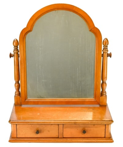 Antique Mirrored Men's Vantiy Top Shaving Stand (1 of 11)