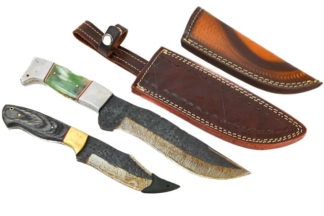2 Steketee 9 Inch & 6 Inch Blade Hunting Knives (1 of 10)