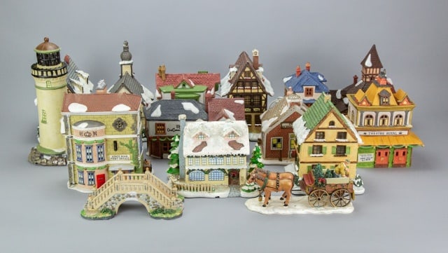 Vintage Department 56 Porcelain Christmas Village (1 of 9)