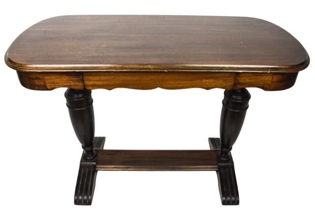 Victorian Carved Parlor Console or Sofa Table (1 of 8)