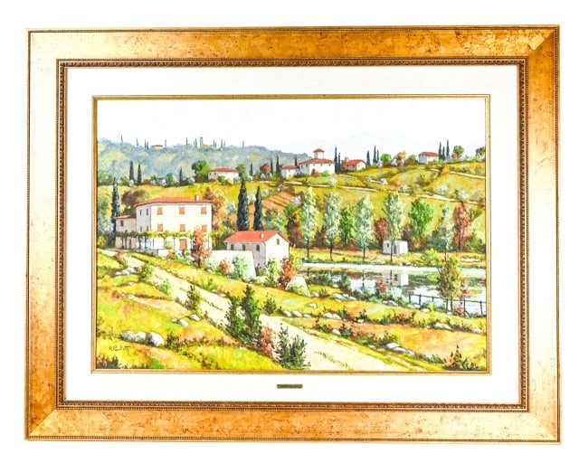 Renzo Paoletti Oil Painting Italian Landscape (1 of 12)