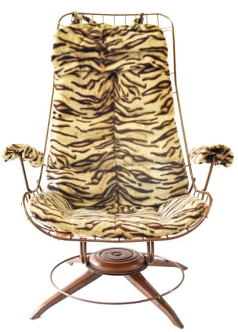 Mid Century Home Crest High Back Chair Rocker (1 of 9)