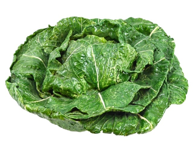 Large Antique Majolica Cabbage Sculpture (1 of 11)