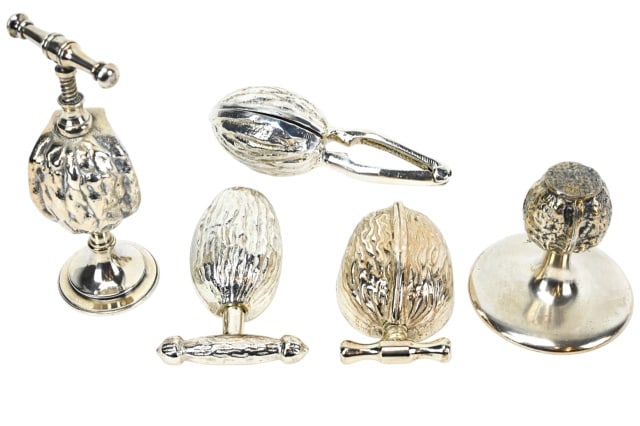 BMF West Germany Walnut Hand Held Nut Crackers (1 of 11)