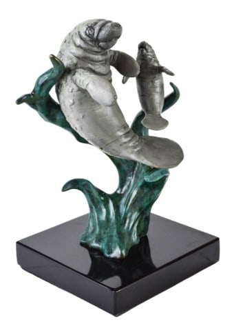 Kitty Cantrell "Tranquil Waters" Bronze Sculpture (1 of 9)