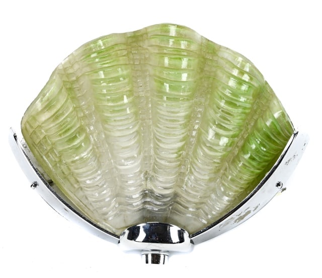 Vintage Murano Glass Shell Form Wall Sconce (1 of 6)