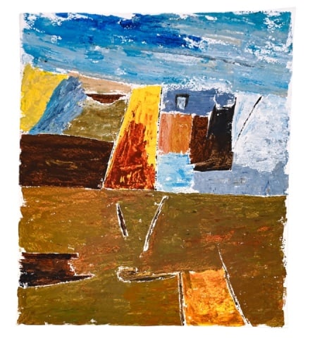 Ram Kumar Acrylic Painting on Paper 2015 (1 of 14)