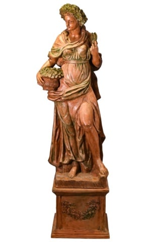 Ceramiche Ceccarelli Monumental Terracotta Statue (1 of 10)