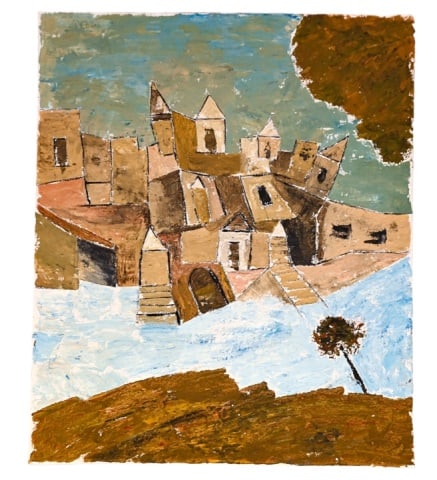 Ram Kumar Acrylic Painting on Paper 2015 (1 of 14)