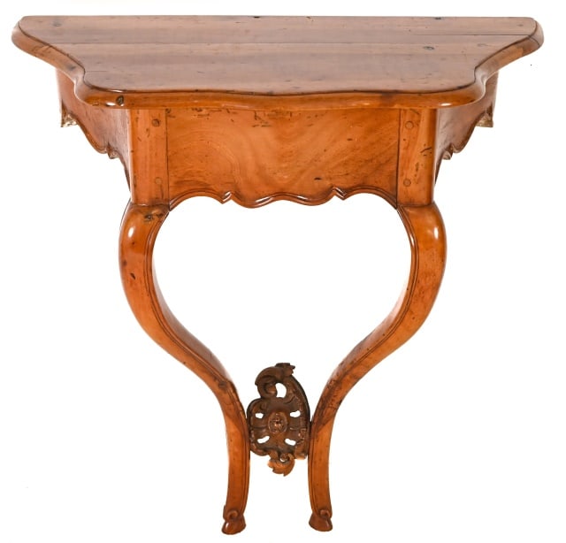 Antique 18th C Rococo Carved Wall Mounted Table (1 of 9)