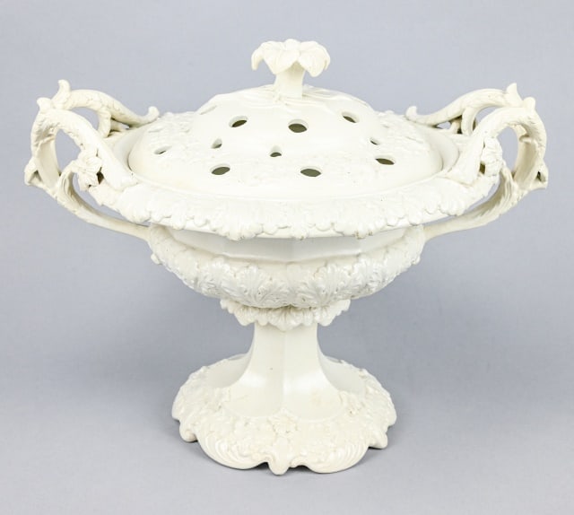 Antique 18 C Salt Glaze Stoneware Centerpiece (1 of 14)
